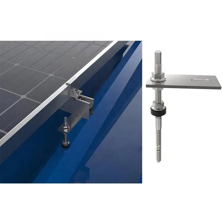 A telha solar do anti gancho liso do telhado de telha da corrosão engancha fácil instalar