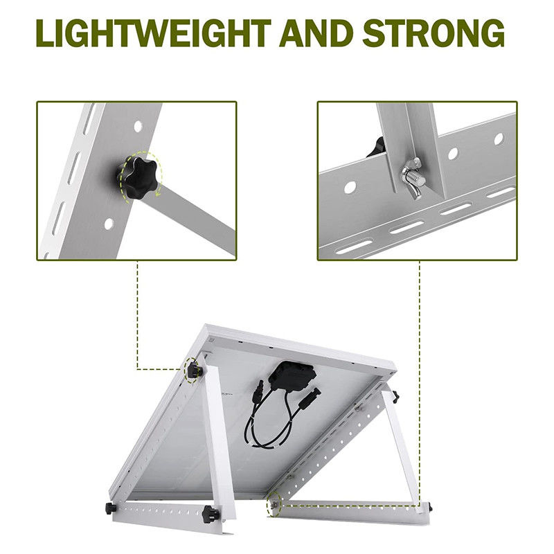 Montagem Kit For Cement Roof Installation da inclinação do painel solar da resistência do vento