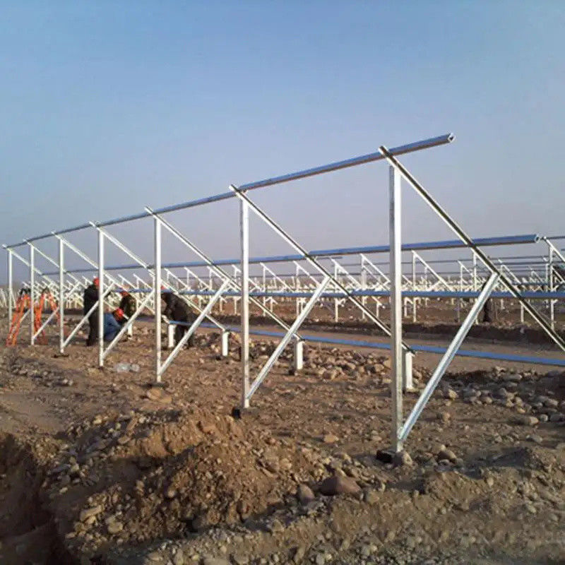 Parafuso à terra ou quadro concreto do metal da fundação para o painel solar Al6005-T5