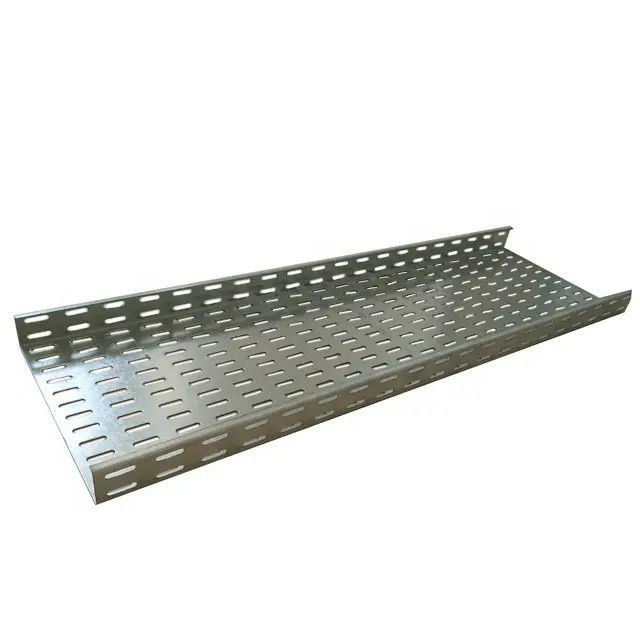 Proteção de corrosão galvanizada de aço da bandeja de cabo 0.8-3.0mm do tratamento de superfície