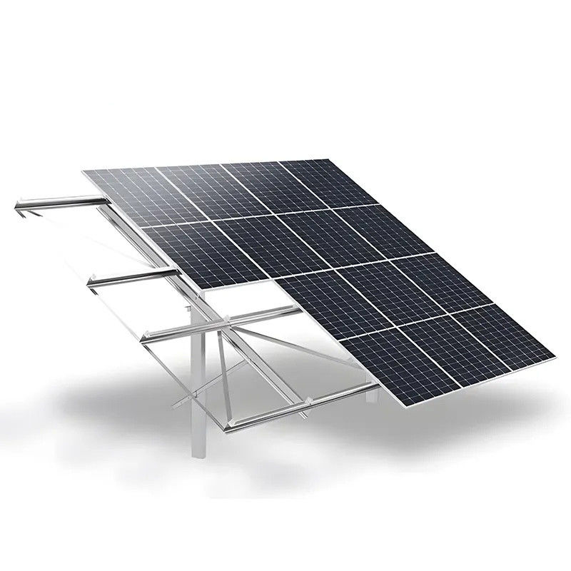 Galvanizado a quente 0-60 graus Ângulo de inclinação Sistema de montagem solar Alumínio Zinco Magnésio revestido