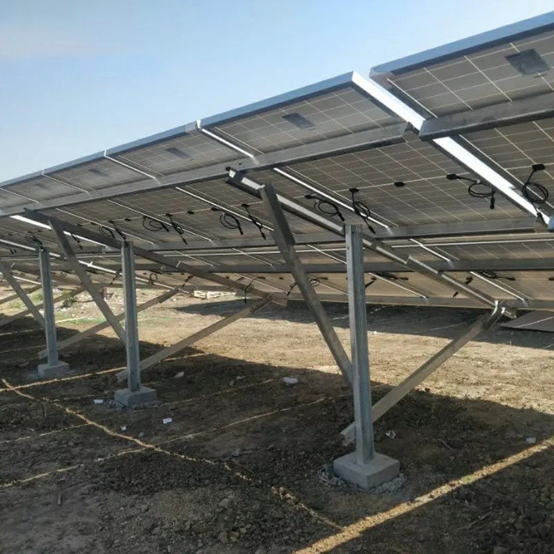 Galvanizado a quente 0-60 graus Ângulo de inclinação Sistema de montagem solar Alumínio Zinco Magnésio revestido