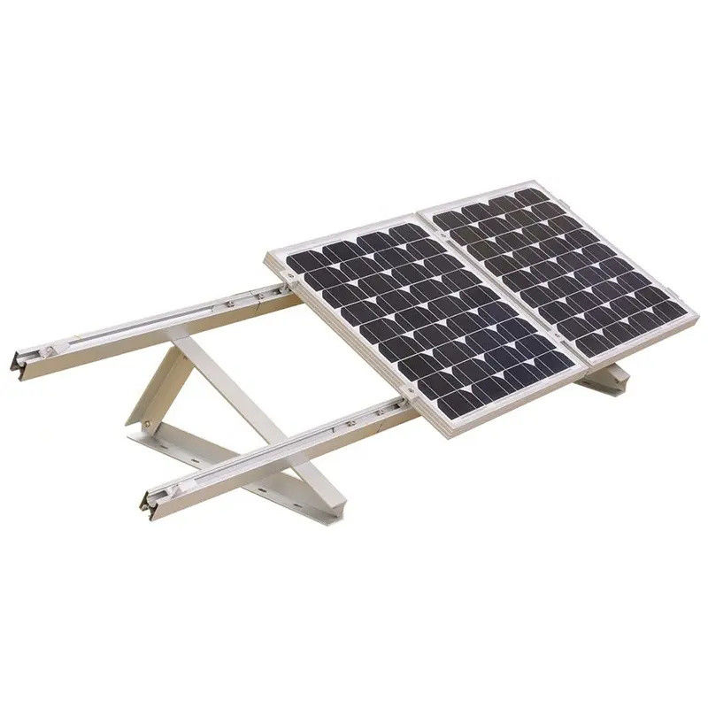 Suportes de montagem de telhados de painéis solares em forma de C naturais para instalações de grande escala