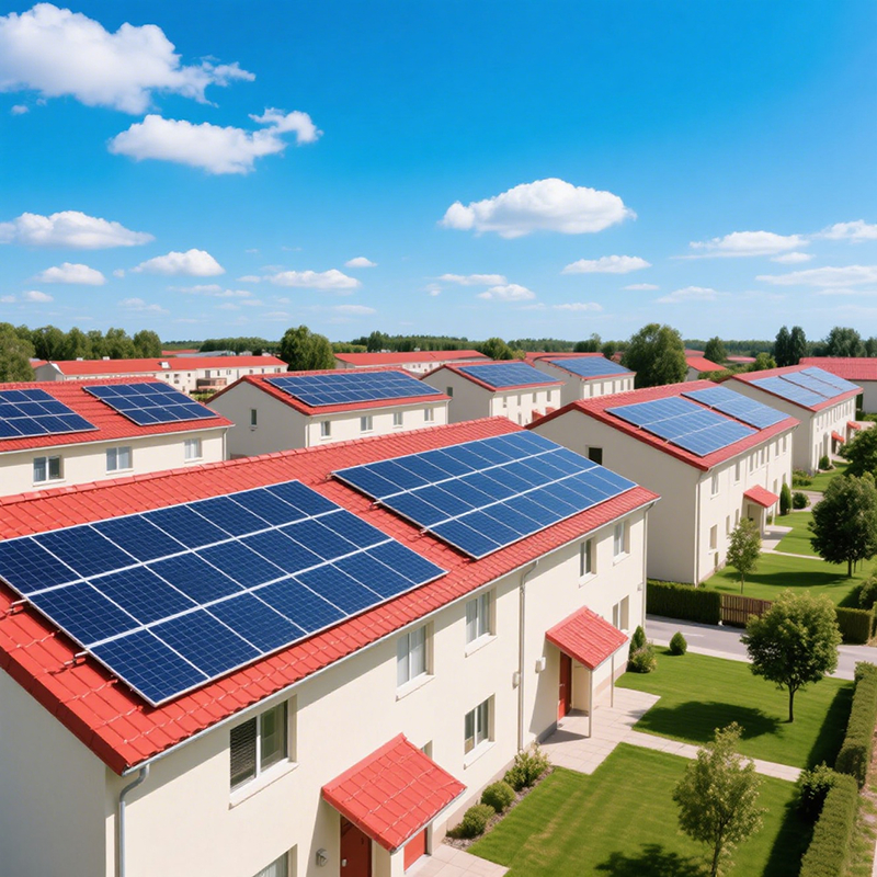 Suporte de alumínio para painéis solares Suporte para instalação de painéis solares em telhados planos