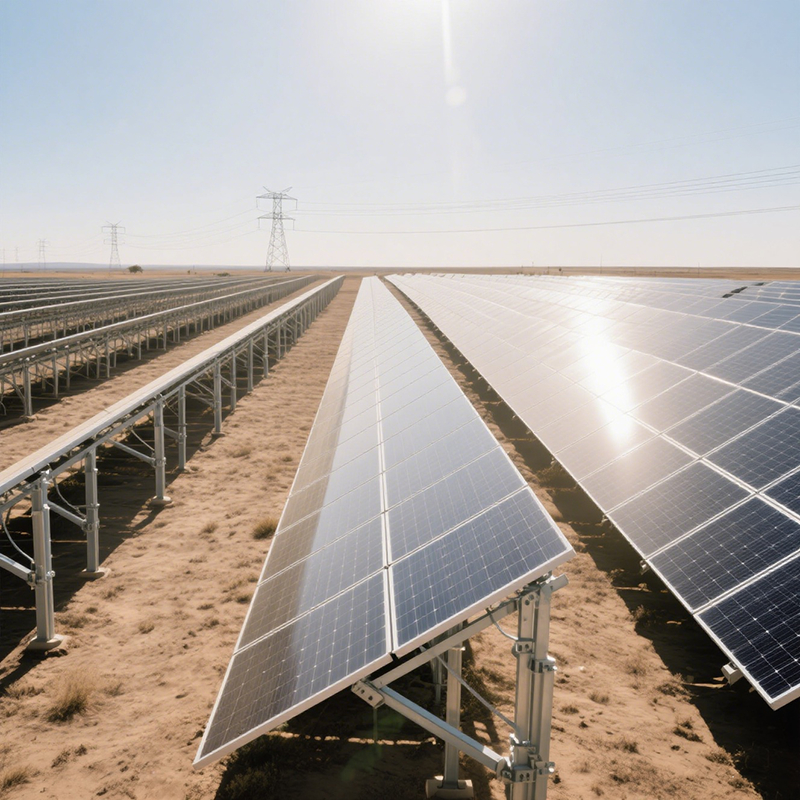 Suportes de montagem solar personalizados com ângulos de inclinação para fácil instalação e melhor utilização do solo