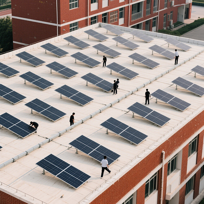 Acoplamentos de montagem de telhado de painéis solares de liga de alumínio para telhado de metal 25 anos de vida