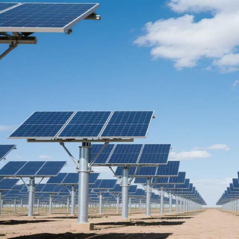 Suportes de montagem solar em solo de alta qualidade resistentes à corrosão/vento/neve, fáceis de instalar para projetos comerciais