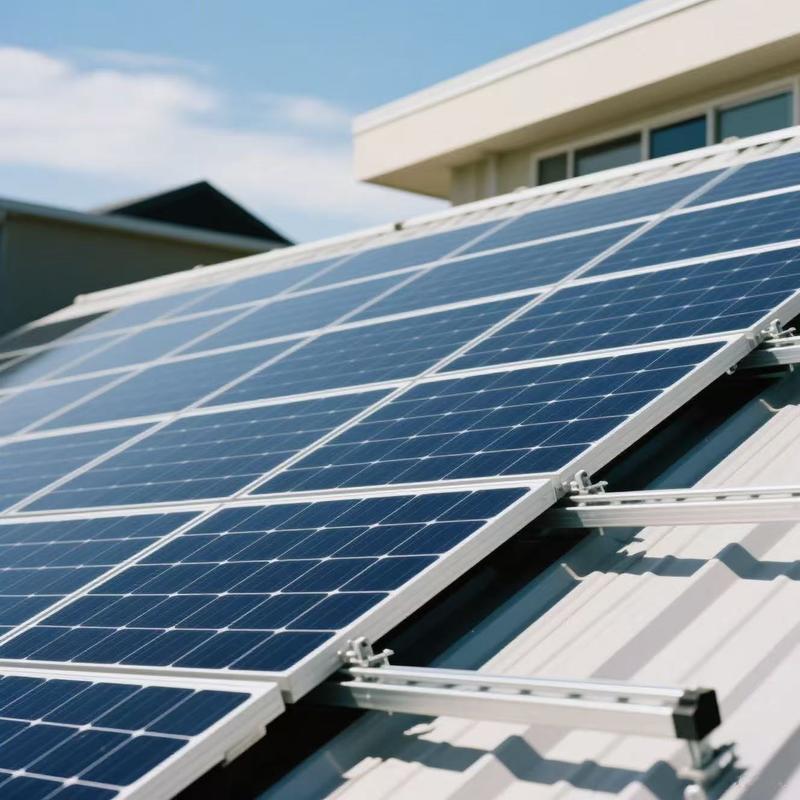 Suportes de Montagem de Painéis Solares para Telhados de Edifícios Comerciais Fácil Instalação Benefícios Econômicos e Ambientais 10 Fator