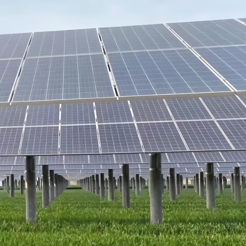 Ground Solar Mounting Brackets Designed for Large Scale Solar PV Installations with Easy Onsite Assembly and Adjustment