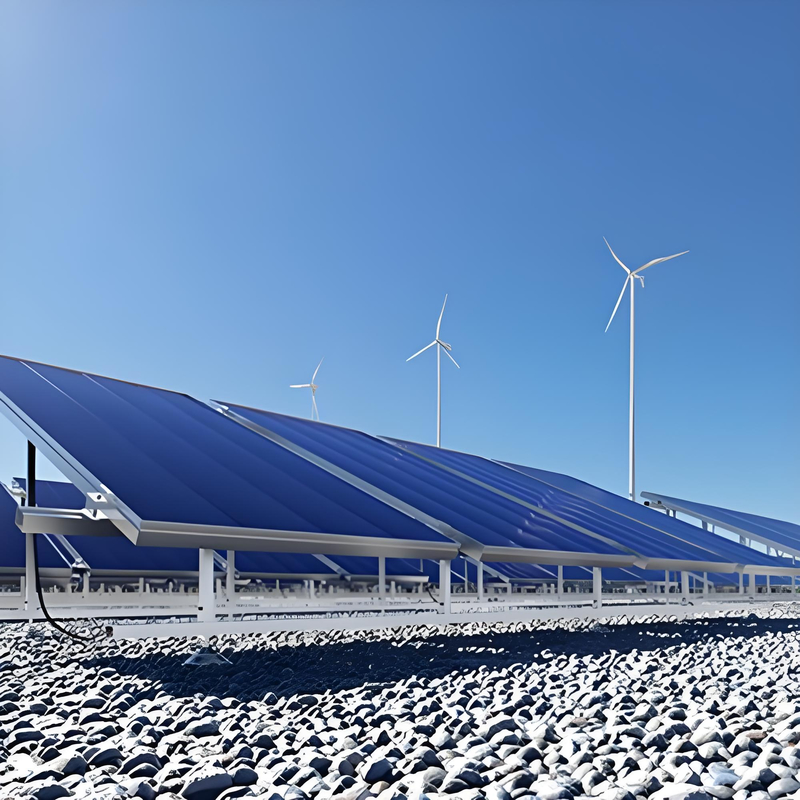 Suportes de Montagem Solar Terrestre para Usinas de Energia Solar FV em Larga Escala e Escala de Utilidade com Componentes de Aço Galvanizado por Imersão a Quente