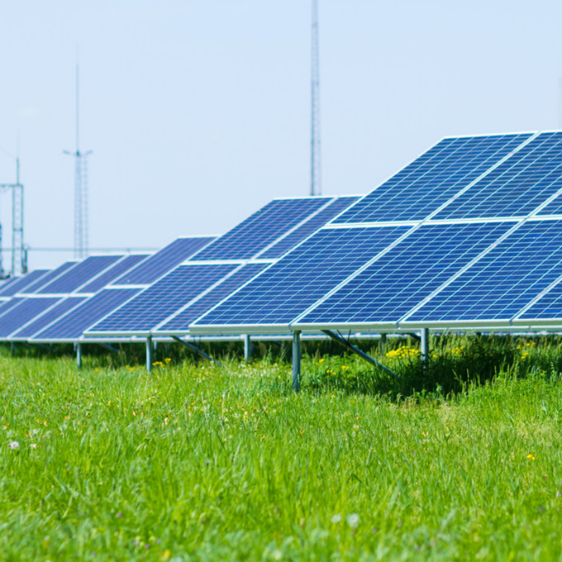 Suportes de montagem solar em solo de carga pesada com suporte robusto para grandes conjuntos e aplicações em escala de utilidade