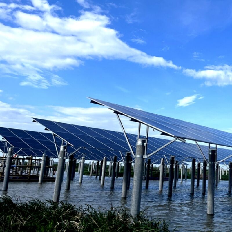 Ground Solar Mounting Brackets with Pre-assembled Components Adjustable Tilt Angle and Compatible with Varied Solar Modules