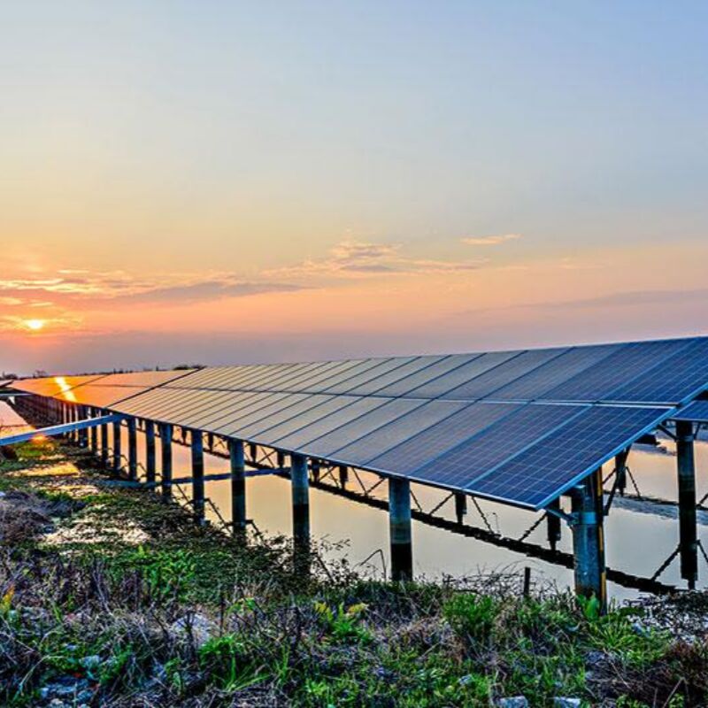 Suportes de montagem solar em solo construídos a partir de aço galvanizado a quente, fornecendo uma forte resistência à corrosão para o exterior a longo prazo